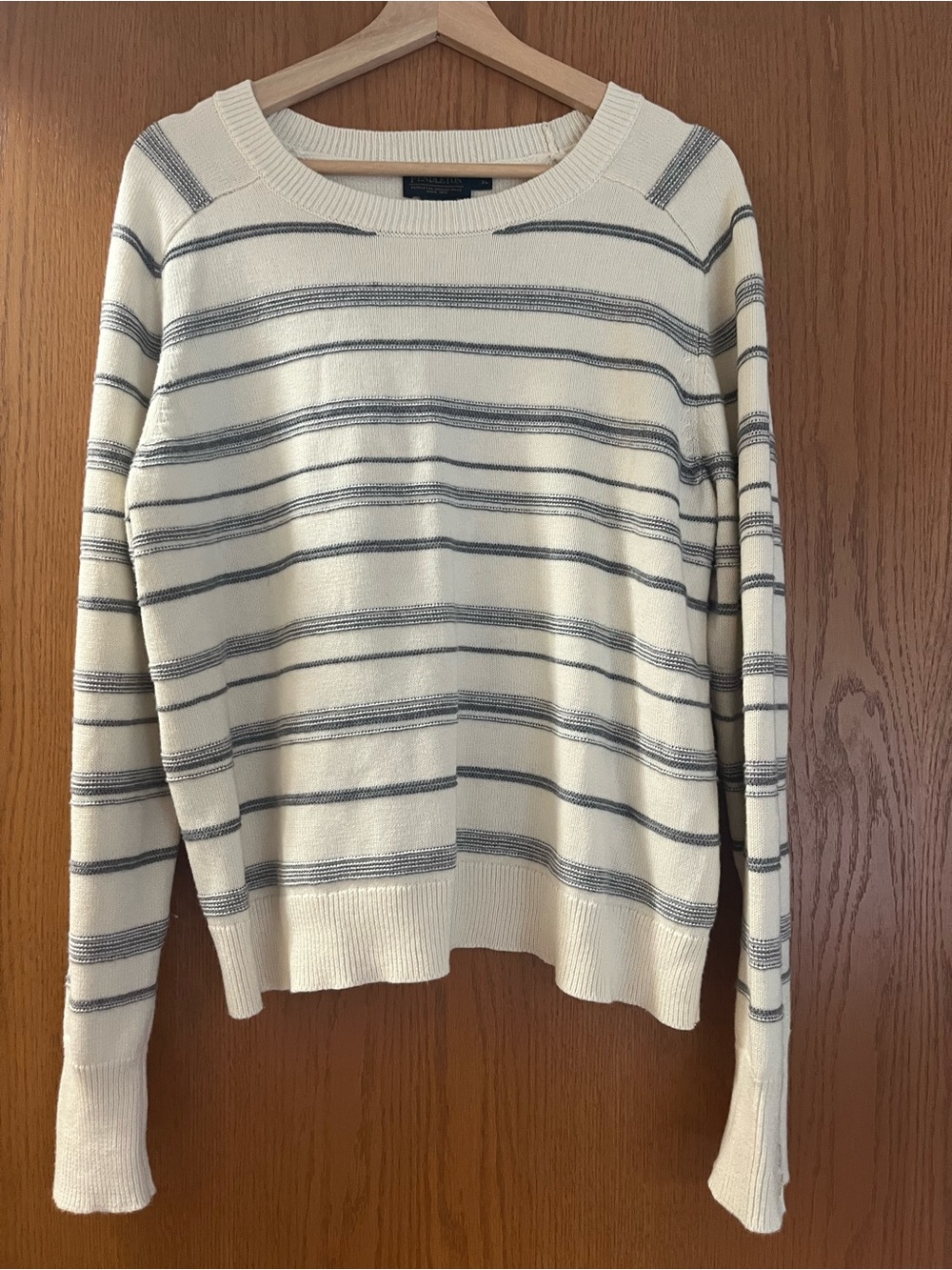 Pendleton Striped Crewneck Sweater Wool Blend Women’s Size XL